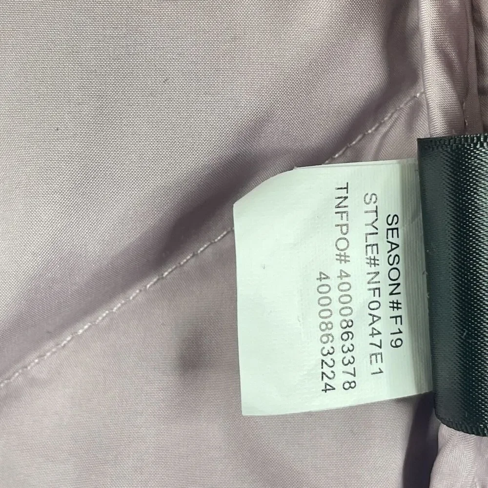 The North Face 550 Goose Down Puffer Vest Womens XS Extra Small Lavender Zip Up - Picture 6 of 13